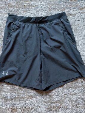 LG Black Athletic Shorts with Drawstring